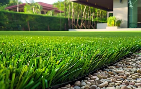 Instalación césped artificial segunda mano en jardines y terrazas